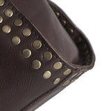 DEPECHE Shoulderbag with beautiful gold-colored studs Shoulderbag / Handbag 248 Vintage Brown