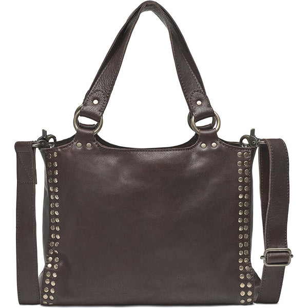 DEPECHE Shoulderbag with beautiful gold-colored studs Shoulderbag / Handbag 248 Vintage Brown