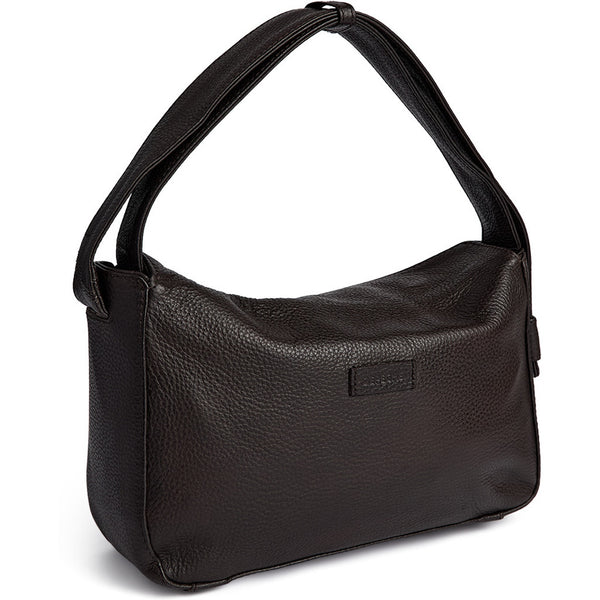 DEPECHE Shoulderbag with leopard lining Shoulderbag / Handbag 161 Dark brown