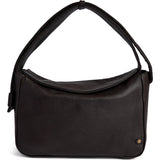 DEPECHE Shoulderbag with leopard lining Shoulderbag / Handbag 161 Dark brown
