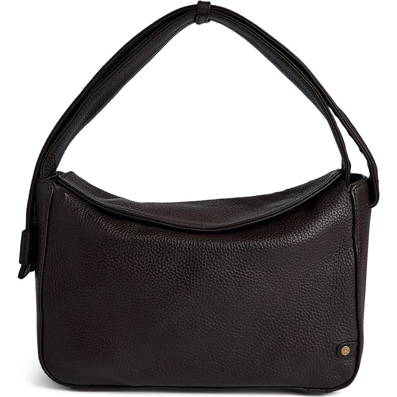 DEPECHE Shoulderbag with leopard lining Shoulderbag / Handbag 161 Dark brown