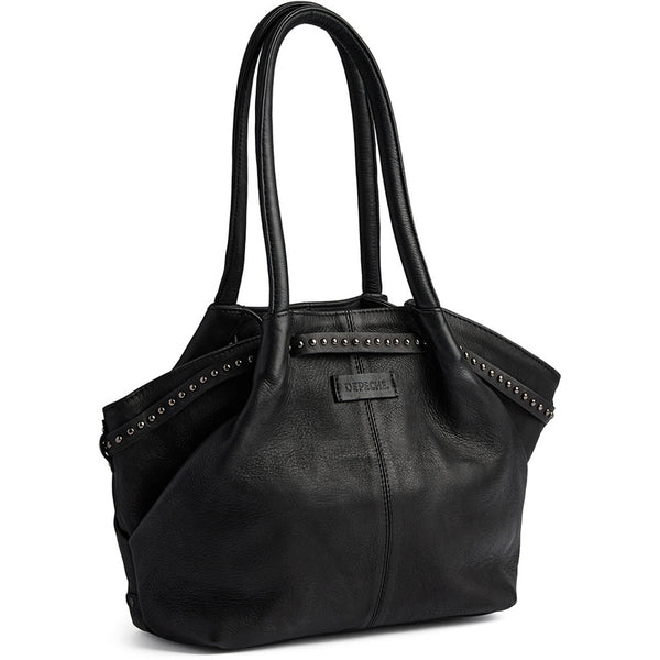DEPECHE Shoulderbag with studs Shoulderbag / Handbag 099 Black (Nero)