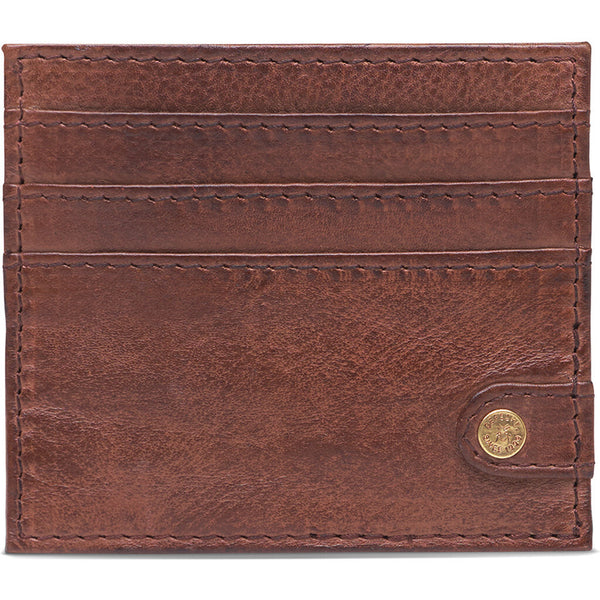 DEPECHE Simpel and functional credit card holder in leather Purse / Credit card holder 133 Brandy