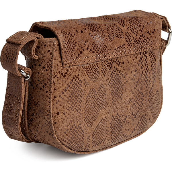 DEPECHE Small bag in stylish design Small bag / Clutch 289 Camel Snake
