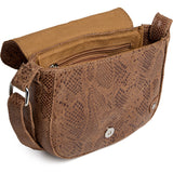 DEPECHE Small bag in stylish design Small bag / Clutch 289 Camel Snake
