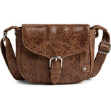 DEPECHE Small bag in stylish design Small bag / Clutch 289 Camel Snake