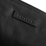 DEPECHE Small crossover bag in a buttery soft leather quality Cross over 099 Black (Nero)