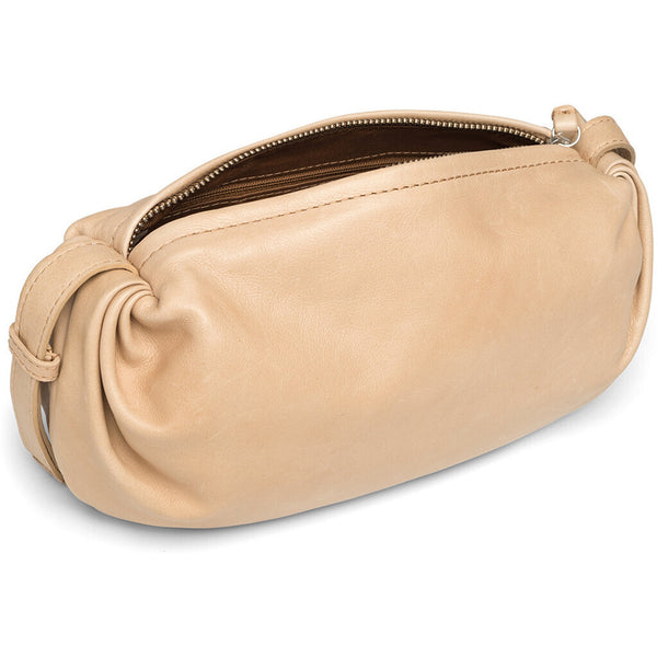 DEPECHE Small crossover bag in a buttery soft leather quality Cross over 156 Camel