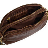 DEPECHE Small leather clutch in classic design Small bag / Clutch 221 Chesterfield