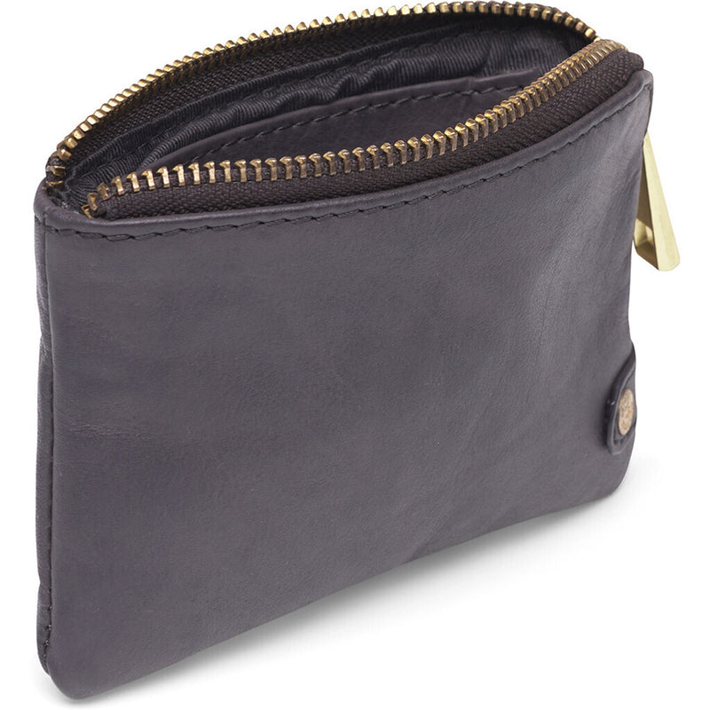 DEPECHE Small purse in soft leather Purse / Credit card holder 024 Antracit