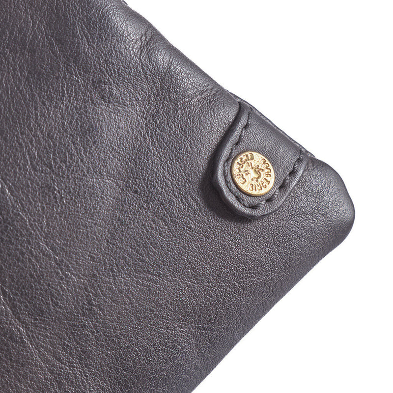 DEPECHE Small purse in soft leather Purse / Credit card holder 024 Antracit