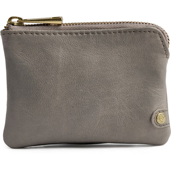DEPECHE Small purse in soft leather Purse / Credit card holder 160 Concrete