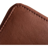 DEPECHE Small simple wallet in soft leather Purse / Credit card holder 133 Brandy