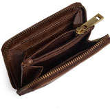 DEPECHE Small simple wallet in soft leather Purse / Credit card holder 221 Chesterfield