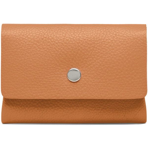 DEPECHE Small wallet/credit card holder in soft leather Purse / Credit card holder 014 Cognac
