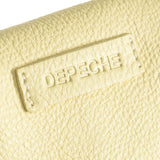 DEPECHE Small wallet/credit card holder in soft leather Purse / Credit card holder 060 Yellow