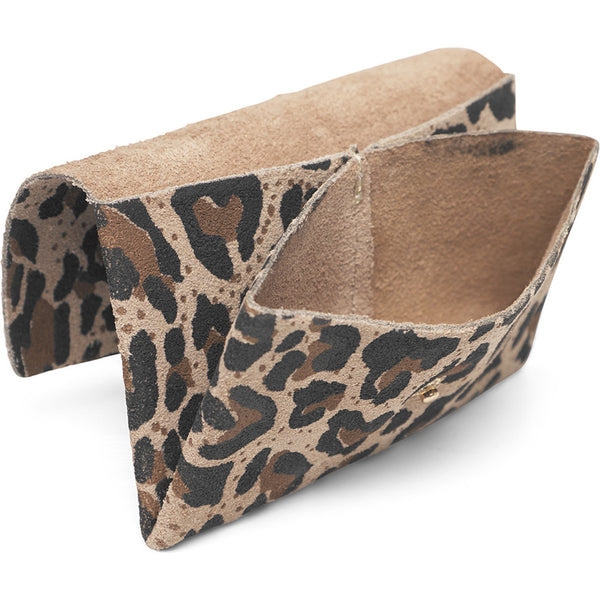 DEPECHE Small wallet/credit card holder in soft leather Purse / Credit card holder 082 Leopard