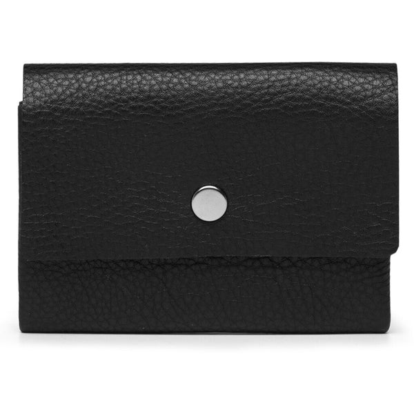 DEPECHE Small wallet/credit card holder in soft leather Purse / Credit card holder 099 Black (Nero)