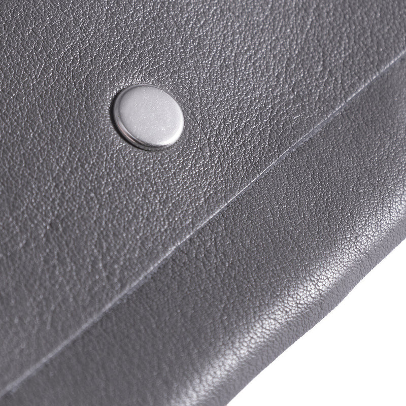 DEPECHE Small wallet/credit card holder in soft leather Purse / Credit card holder 158 Thunder grey