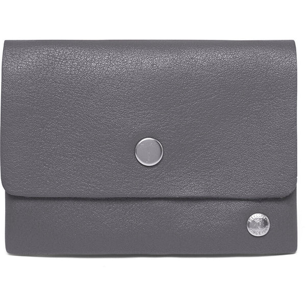 DEPECHE Small wallet/credit card holder in soft leather Purse / Credit card holder 158 Thunder grey