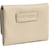 DEPECHE Small wallet/credit card holder in soft leather Purse / Credit card holder 202 Vanilla