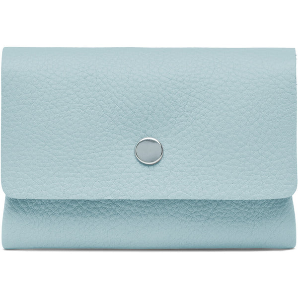 DEPECHE Small wallet/credit card holder in soft leather Purse / Credit card holder 238 Dusty Blue