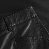 Depeche leather wear Soft Anika leather pants Pants 099 Black (Nero)