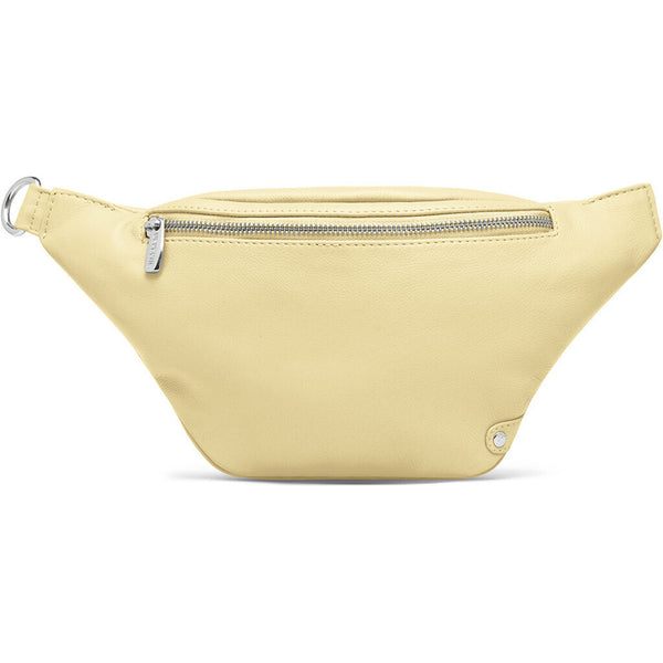 DEPECHE Soft leather bumbag in high quality Bumbag 060 Yellow