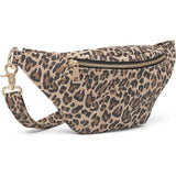 DEPECHE Soft leather bumbag in high quality Bumbag 082 Leopard