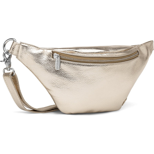 DEPECHE Soft leather bumbag in high quality Bumbag 108 Champagne