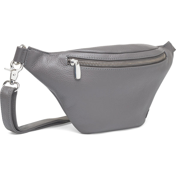 DEPECHE High-quality leather bumbag Bumbag 158 Thunder grey