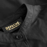 Depeche leather wear Soft leather shirt in timeless design Shirts 099 Black (Nero)