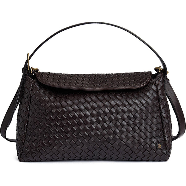 Sofya handwoven calf leather crossover / 16946 - Dark brown – DEPECHE