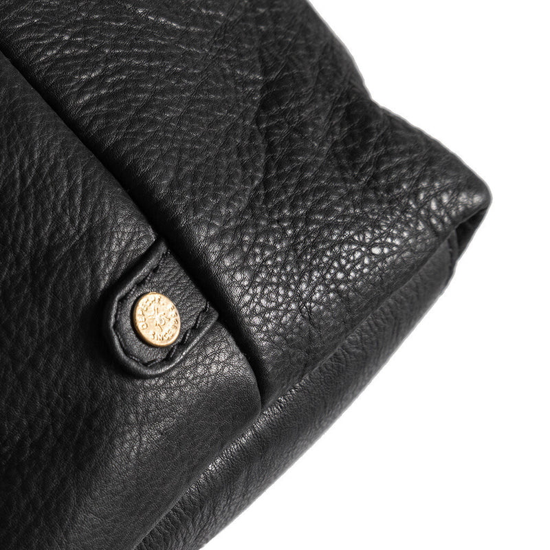 DEPECHE Spacious shoulder bag in nice leather quality Shoulderbag / Handbag 099 Black (Nero)
