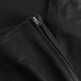 Depeche leather wear Stretch leggings in soft leather quality Pants 099 Black (Nero)