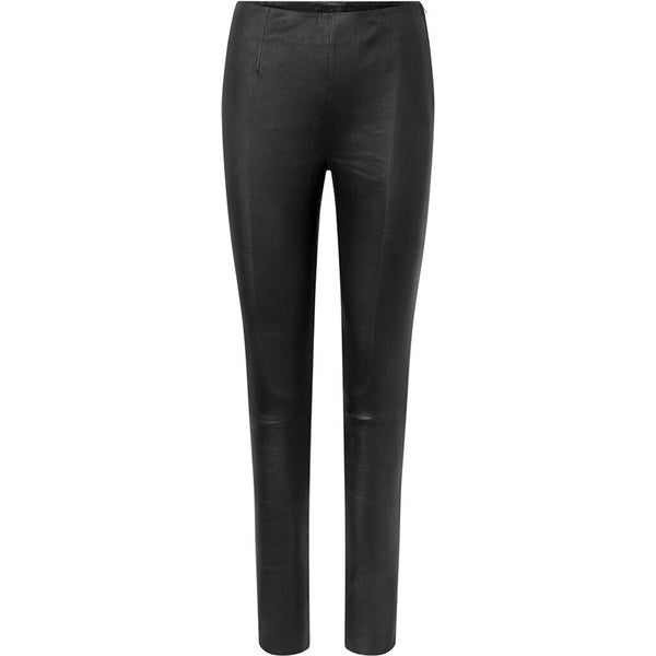 Depeche leather wear Stretch leggings in soft leather quality Pants 099 Black (Nero)