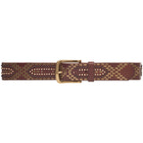 DEPECHE Studded Jeans belt Belts 015 Brown