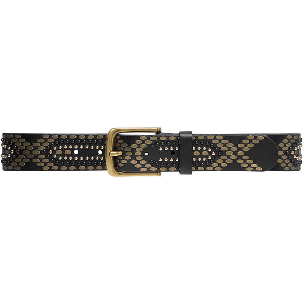 DEPECHE Studded Jeans belt Belts 099 Black (Nero)