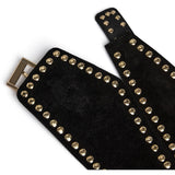 DEPECHE Studded waist belt Belts 190 Black/Gold