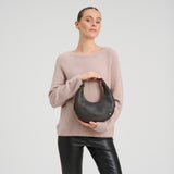 DEPECHE Stylish handbag Cross over 161 Dark brown