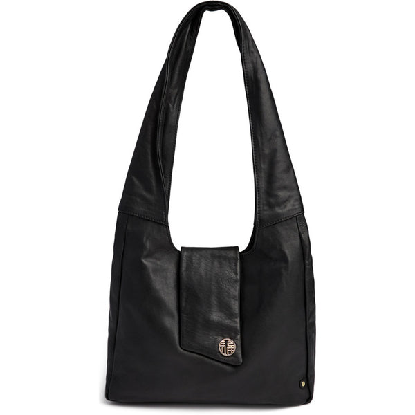 DEPECHE Stylish shoulder bag Shoulderbag / Handbag 099 Black (Nero)