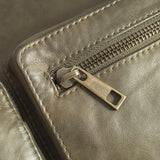 DEPECHE Stylish shoulderbag in soft leather quality Shoulderbag / Handbag 049 Army Green