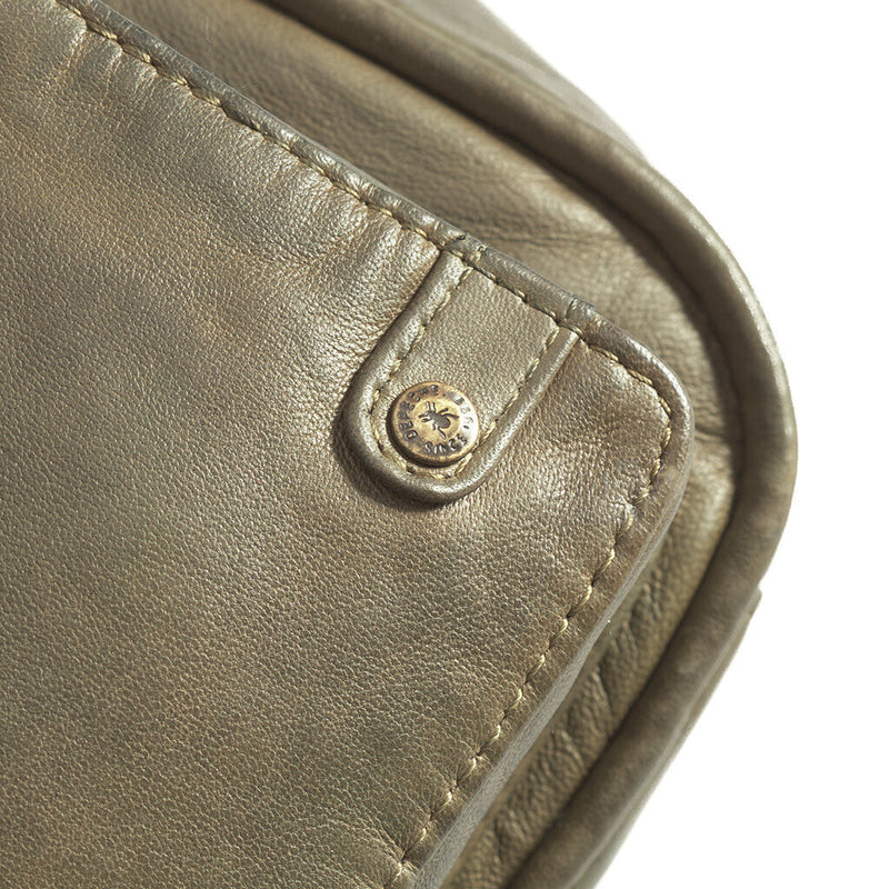 DEPECHE Stylish shoulderbag in soft leather quality Shoulderbag / Handbag 049 Army Green