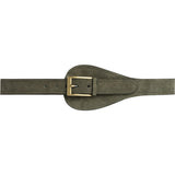 DEPECHE Suede Waist Belt Belt 049 Army Green