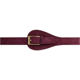 DEPECHE Suede Waist Belt Belt 321 Plum