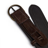 DEPECHE Suede belt Belt 008 Chocolate