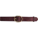 DEPECHE Suede belt Belt 321 Plum