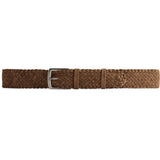 DEPECHE Suede belt Belts 007 Mud