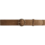 DEPECHE Suede belt Belts 007 Mud