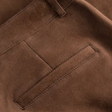 Depeche leather wear Suede chino pants Pants 008 Chocolate